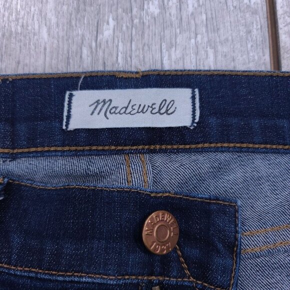 Madewell Womens Skinny Skinny Jeans Size 26x32 Dark Denim Low Rise Stretch Pants - Picture 7 of 9